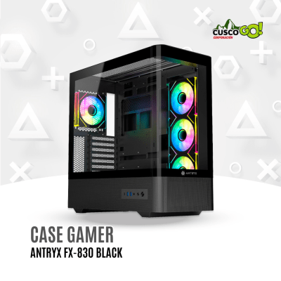 Case Gamer Antryx FX 830 Black ARGB1