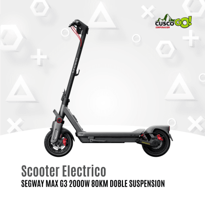 Scooter Eléctrico Segway MAX G3 2000W 80km Doble Suspensión1