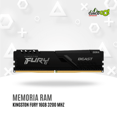 Memoria RAM Kingston Fury Beast 16GB DDR4 3200MHz CL162