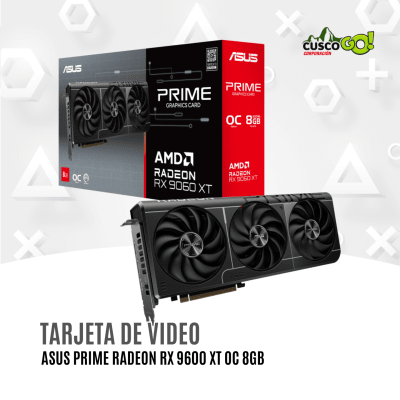 Tarjeta de Video ASUS Prime Radeon RX9060XT OC 8GB GDDR61