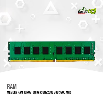 MEMORIA RAM KINGSTON KVR32N22S8L 8GB 3200 MHz1