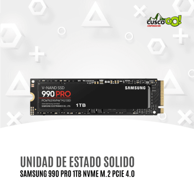 SSD Samsung 990 Pro 1TB NVMe M2 PCIe 4 Lectura 7450MBs1