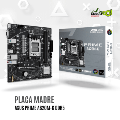 Placa madre ASUS Prime A620M-K DDR5 AM5 Micro ATX A6201
