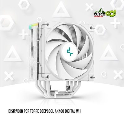 DISIPADOR POR TORRE DEEPCOOL AK400 DIGITAL WH1