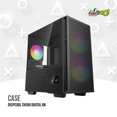 CASE DEEPCOOL CH360 DIGITAL BK1