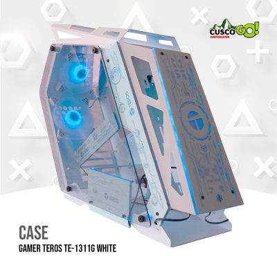 CASE GAMER TEROS TE-1311G WHITE1