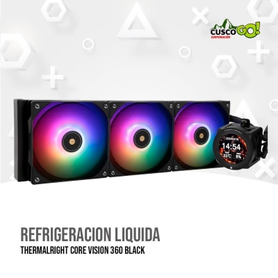 REFRIGERACION LIQUIDA THERMALRIGHT CORE VISION 360 BLACK ARGB1