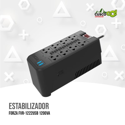 ESTABILIZADOR FORZA FVR-1222USB 1200VA1