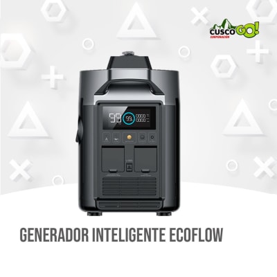 GENERADOR INTELIGENTE ECOFLOW A GAS O GASOLINA 1600W/1800W1