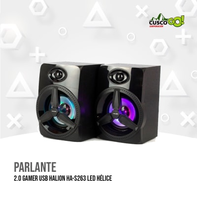 PALANTE 2.0 GAMER USB HALION HA-S263 LED hélice1