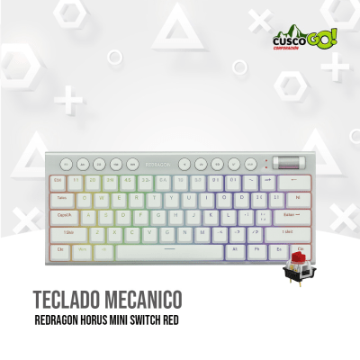 TECLADO MECANICO REDRAGON HORUS MINI SWITCH RED1