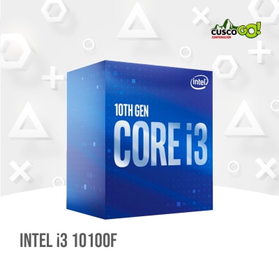 PROCESADOR INTEL CORE I3-10100F, 3.60 GHZ, 6 MB CACH L3, LGA1200, 65W, 14 NM.CO1