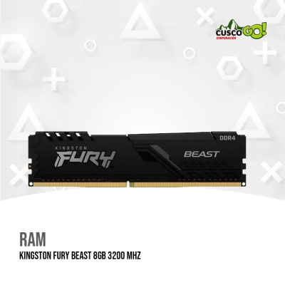 MEMORIA RAM KINGSTON FURY BEAST 8GB 3200 MHz1