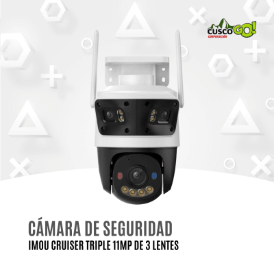 Camara de Seguridad Imou Cruiser Triple 11MP con 3 Lentes1