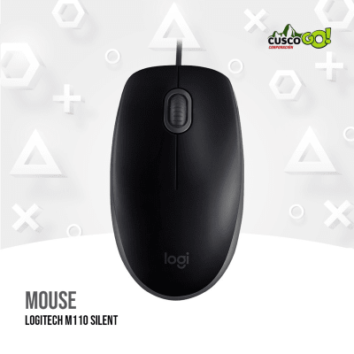 MOUSE LOGITECH M110 SILENT BLACK1