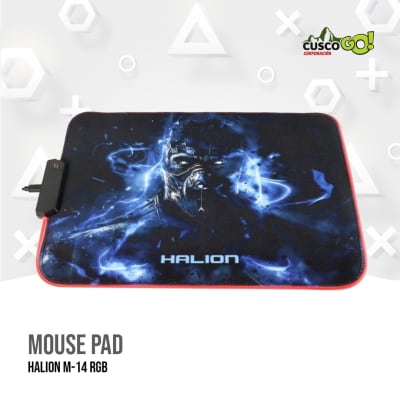 MOUSE PAD HALION MP-14 RGB1