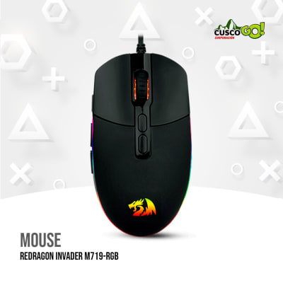 MOUSE REDRAGON INVADER M719 RGB1
