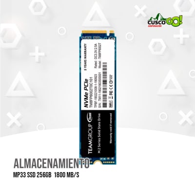 UNIDAD DE ESTADO SOLIDO MP33 SSD 256GB 1800 MB/S1