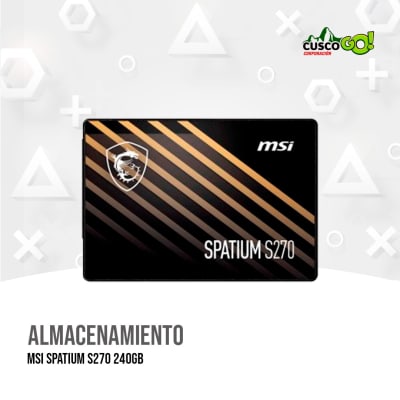 UNIDAD DE ESTADO SOLIDO MSI SPATIUM S270 240GB1