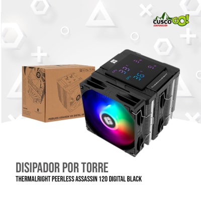 DISIPADOR POR TORRE THERMALRIGHT PEERLESS ASSASSIN 120 DIGITAL BLACK1
