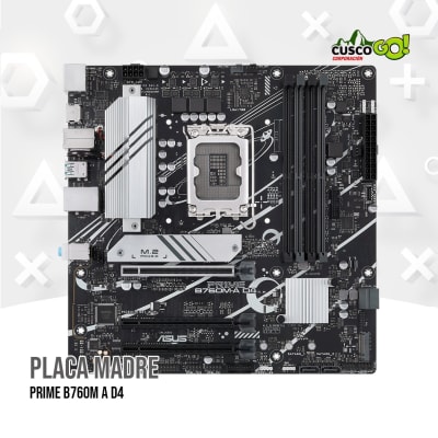 MOTHERBOARD ASUS PRIME B760M-A D4, CHIPSET INTEL B760, LGA1700, MATX1