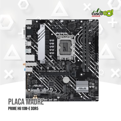 PLACA MADRE ASUS PRIME H610M-E DDR5, CHIPSET INTEL H610, LGA1700, MATX1