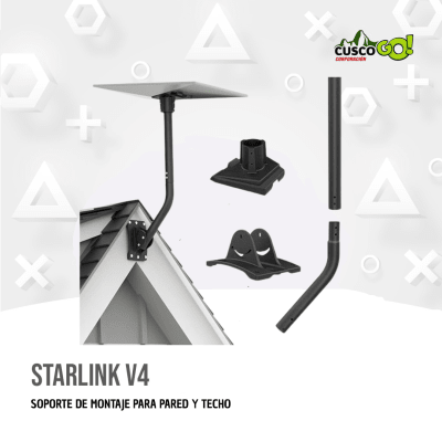 SOPORTE DE MONTAJE PARA PARED Y TECHO RESISTENTE PARA STARLINK GEN 31