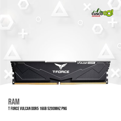 MEMORIA RAM T FORCE VULCAN DDR5 16GB 5200MHz1