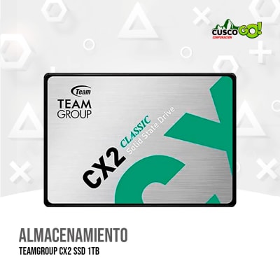UNIDAD DE ESTADO SOLIDO TEAMGROUP CX2 SSD 1TB1