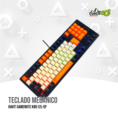 TECLADO MECANICO HAVIT GAMENOTE KB512L-SP1