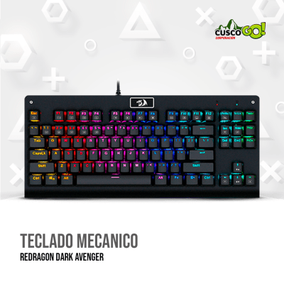 TECLADO MECANICO REDRAGON DARK AVENGER1
