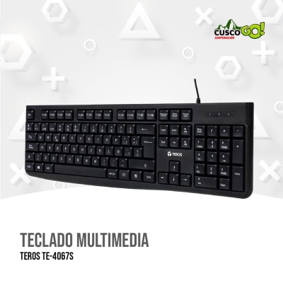 TECLADO MULTIMEDIA TEROS TE-4067S1