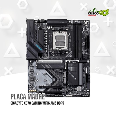 PLACA MADRE GIGABYTE X870 GAMING WIFI6 AM5 DDR51