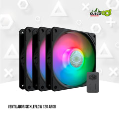 VENTILADOR COOLER MASTER SICKLEFLOW 120 ARGB