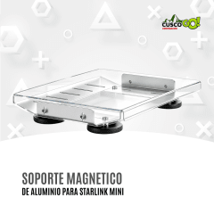Soporte Magnético de Aluminio para Starlink Mini con Protector Plástico