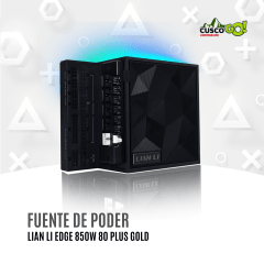 Fuente de Poder Lian Li Edge 850W 80 Plus Gold Modular Black