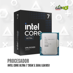 Procesador Intel Core Ultra 7 265K 5.5GHz Socket LGA1851