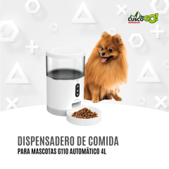Dispensador de Comida para Mascotas G110 4L Automático