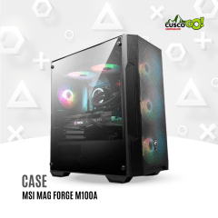 CASE MSI MAG FORGE M100A CON FUENTE DE 600W