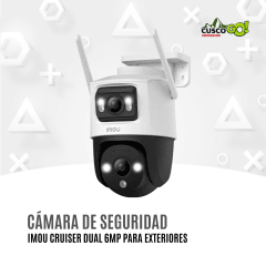 Camara de Seguridad Imou Cruiser Dual 6MP para Exteriores