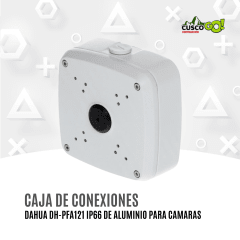 Caja de Conexiones Dahua DH-PFA121 IP66 de Aluminio para Cámaras