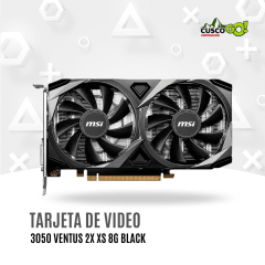 Tarjeta Grafica MSI GeForce RTX 3050 Ventus 2X XS 8G OC GDDR6 PCIe 4