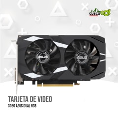 TARJETA DE VIDEO ASUS DUAL GEFORCE RTX 3050 OC EDITION 6GB GDDR6, PCI-E 4.0