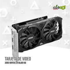 TARJETA DE VIDEO MSI GEFORCE RTX 3050 VENTUS 2X 6G OC, 6GB GDDR6, PCI-EXPRESS GEN 4.0