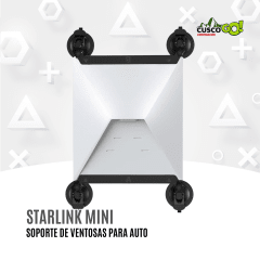 Kit de Montaje para Auto con Ventosas para Starlink Mini