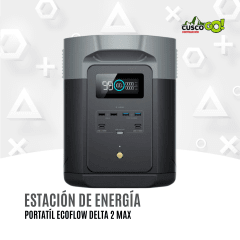 Estación de Energía Portátil EcoFlow DELTA 2 Max de Alta Capacidad