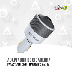 Adaptador De Cigarrera para Starlink Mini Stargear 12V a 24V