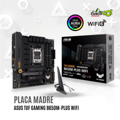 Placa madre ASUS TUF Gaming B650M PLUS WiFi AM5 mATX DDR5