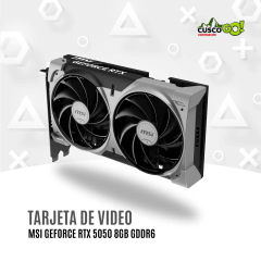 Tarjeta de Video MSI GeForce RTX 5050 Ventus 2X OC 8GB GDDR6