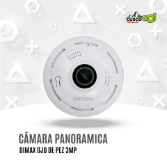 Cámara panorámica ojo de pez Dimax G106 3MP